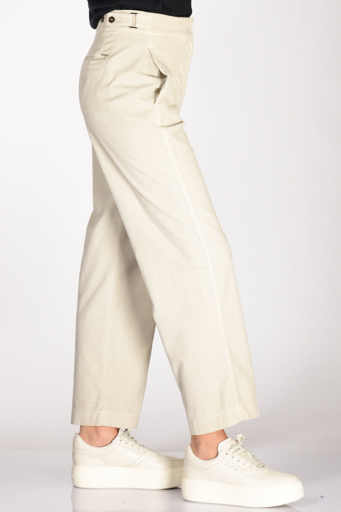 Incotex Slowear Pantalone Grigio Chiaro Donna - 4