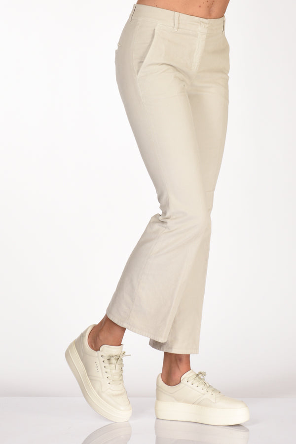 Incotex Slowear Pantalone Aylen Grigio Chiaro Donna