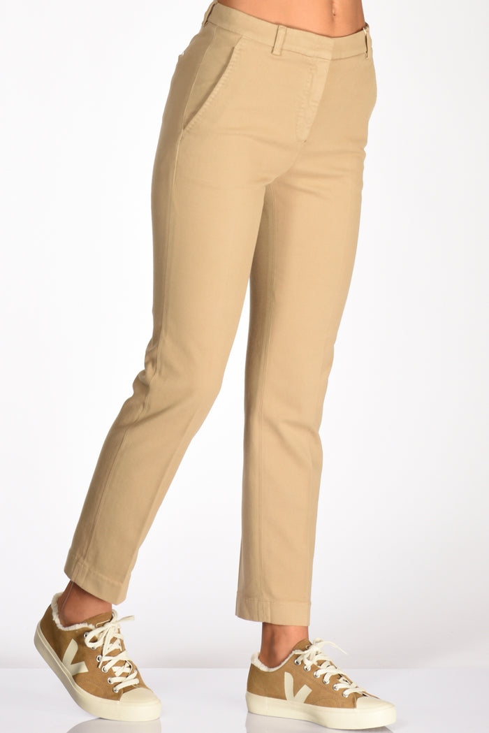 Incotex Slowear Pantalone Leyre Beige Scuro Donna - 1