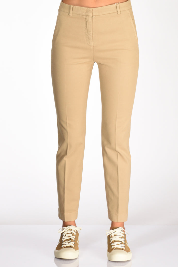 Incotex Slowear Pantalone Leyre Beige Scuro Donna - 3