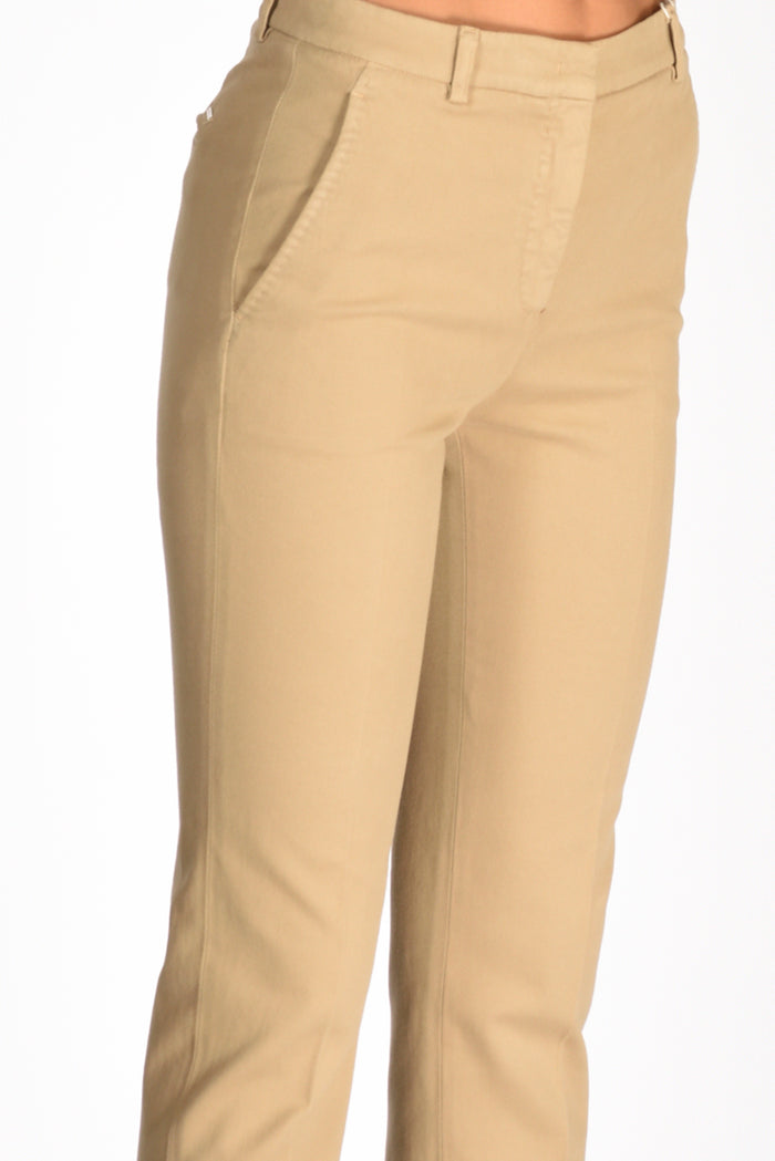 Incotex Slowear Pantalone Leyre Beige Scuro Donna - 5