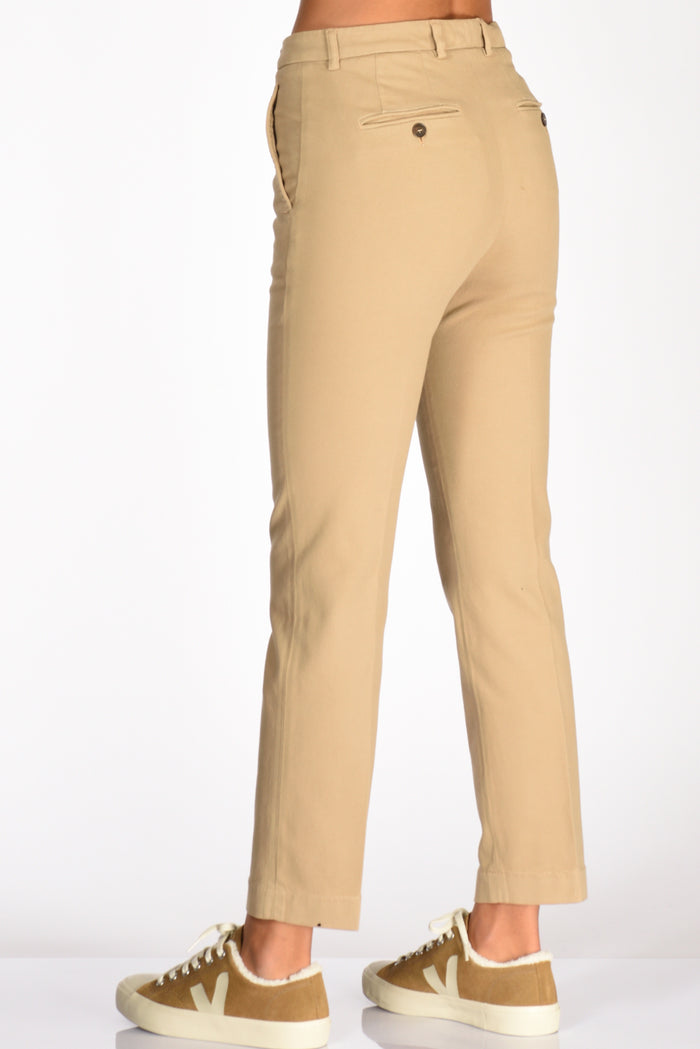 Incotex Slowear Pantalone Leyre Beige Scuro Donna - 6