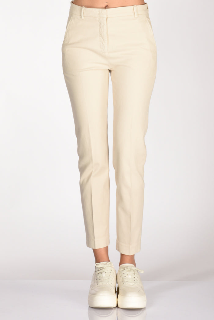 Incotex Slowear Pantalone Leyre Beige Chiaro Donna - 3