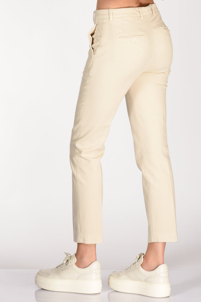 Incotex Slowear Pantalone Leyre Beige Chiaro Donna - 6