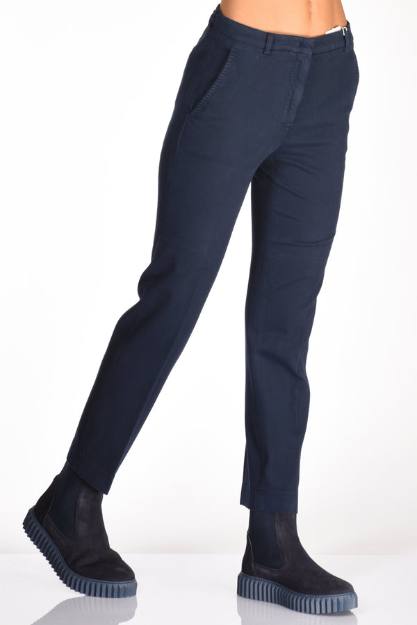 Incotex Slowear Pantalone Leyre Blu Donna