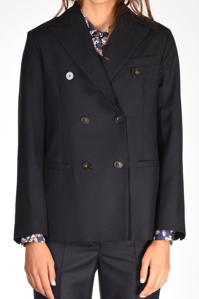 Montedoro Slowear Blazer Terrie Blu Donna - 3