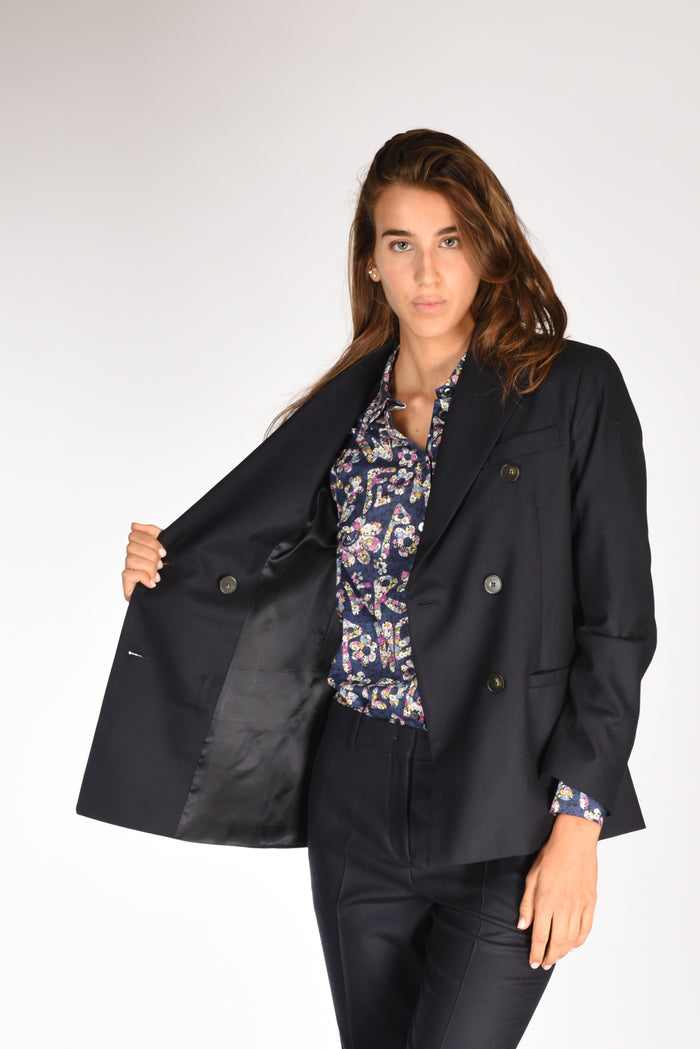 Montedoro Slowear Blazer Terrie Blu Donna - 6