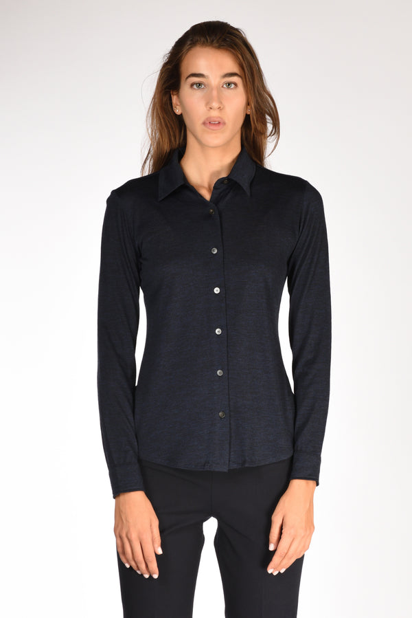 Zanone Slowear Camicia Di Maglia Blu Donna-2