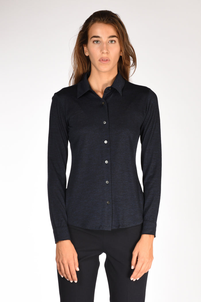 Zanone Slowear Camicia Di Maglia Blu Donna - 2