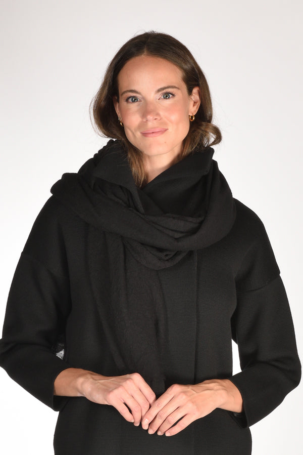 Faliero Sarti Stola Unita Nero Donna