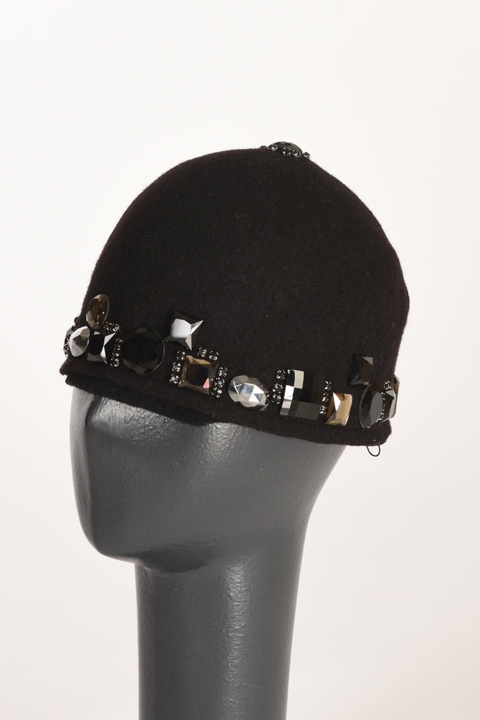 Le Chapeau Cappello Decorato Nero Donna - 2