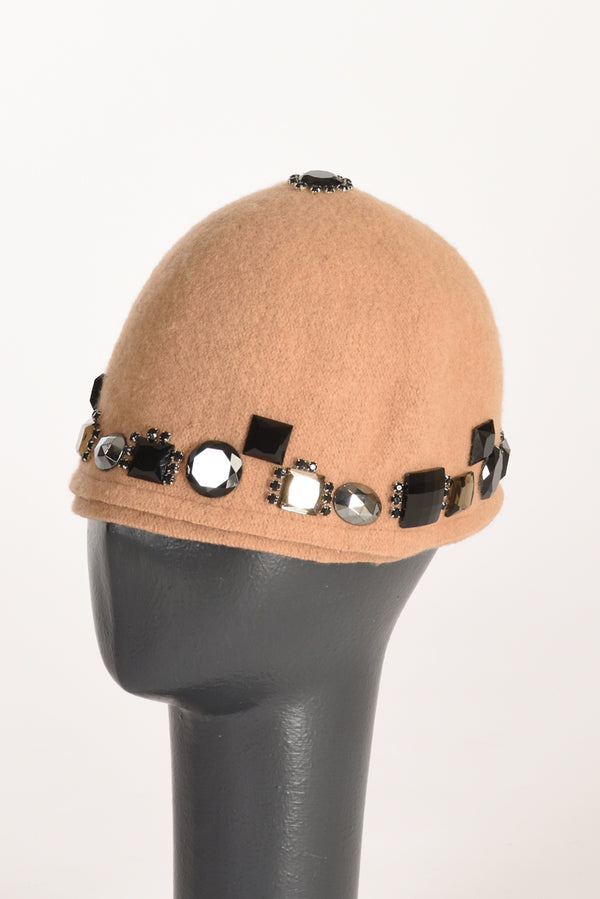 Le Chapeau Cappello Decorato Beige Donna-2