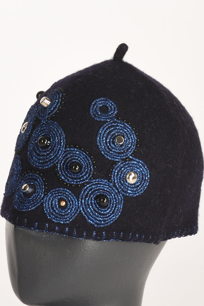 Le Chapeau Cappello Decorato Blu/bluette Donna - 3