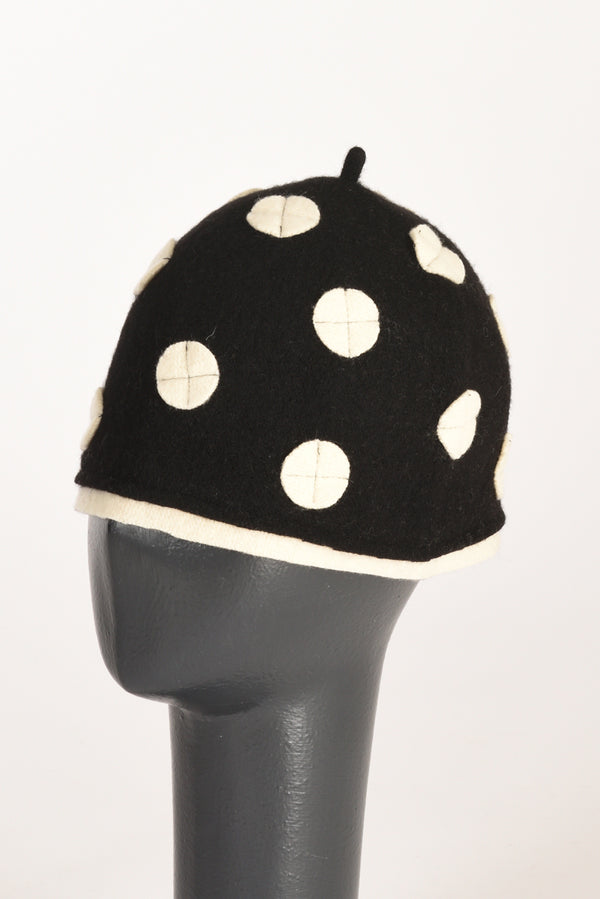 Le Chapeau Cappello Decorato Nero/bianco Donna-2