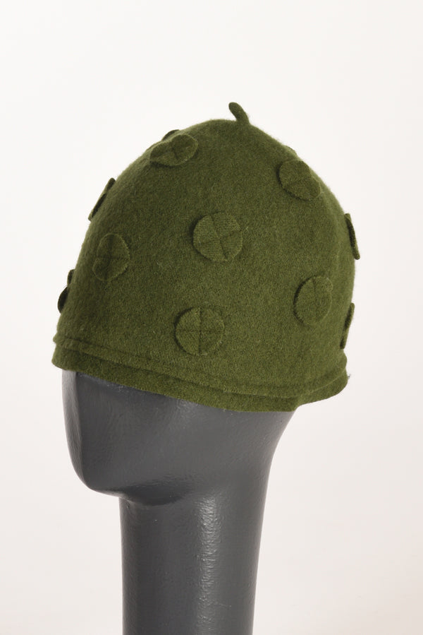 Le Chapeau Cappello Decorato Verde Donna-2