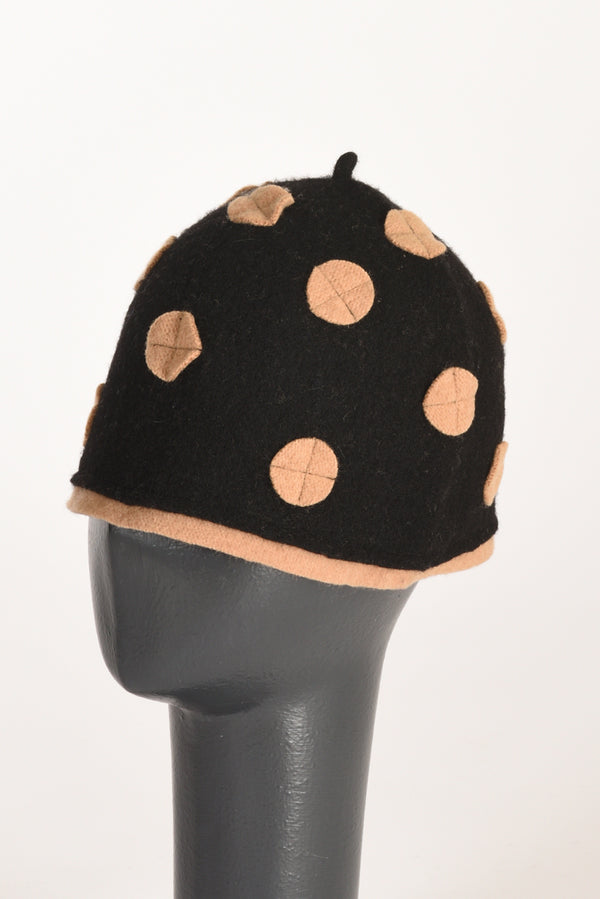 Le Chapeau Cappello Decorato Nero/beige Donna-2