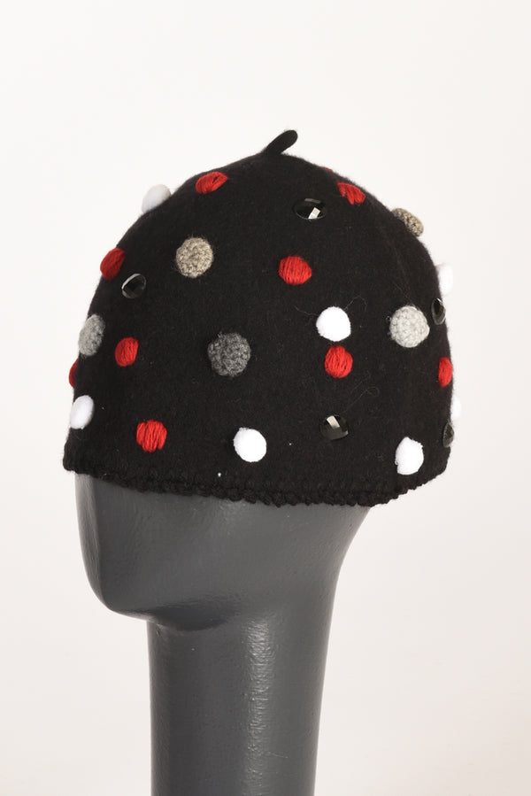 Le Chapeau Cappello Decorato Nero/multicolor Donna-2