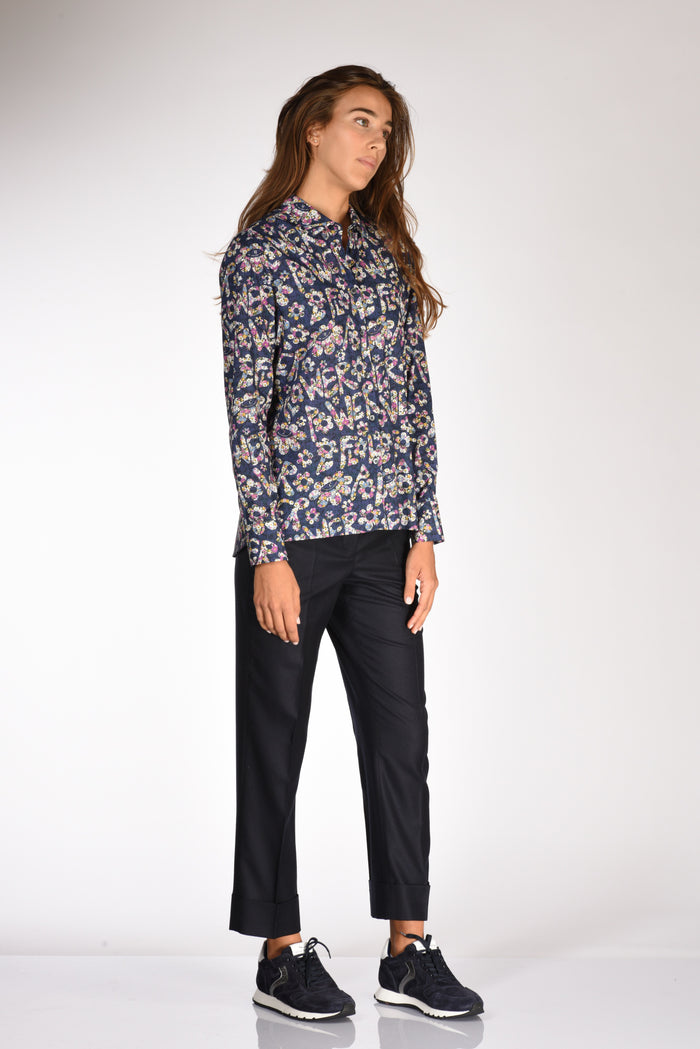 Robert Friedman Camicia Stampata Blu/multicolor Donna - 4