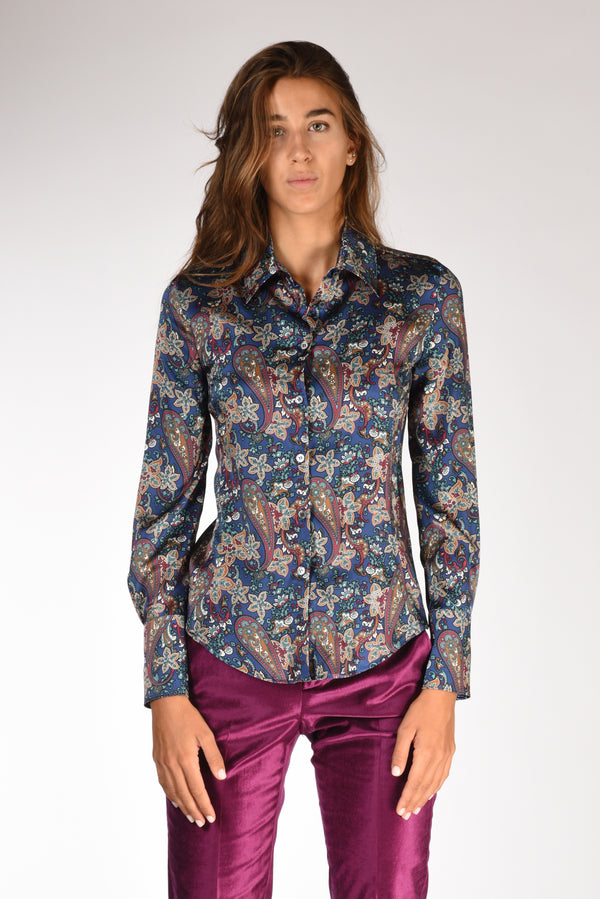 Robert Friedman Camicia Stampata Blu/multicolor Donna-2