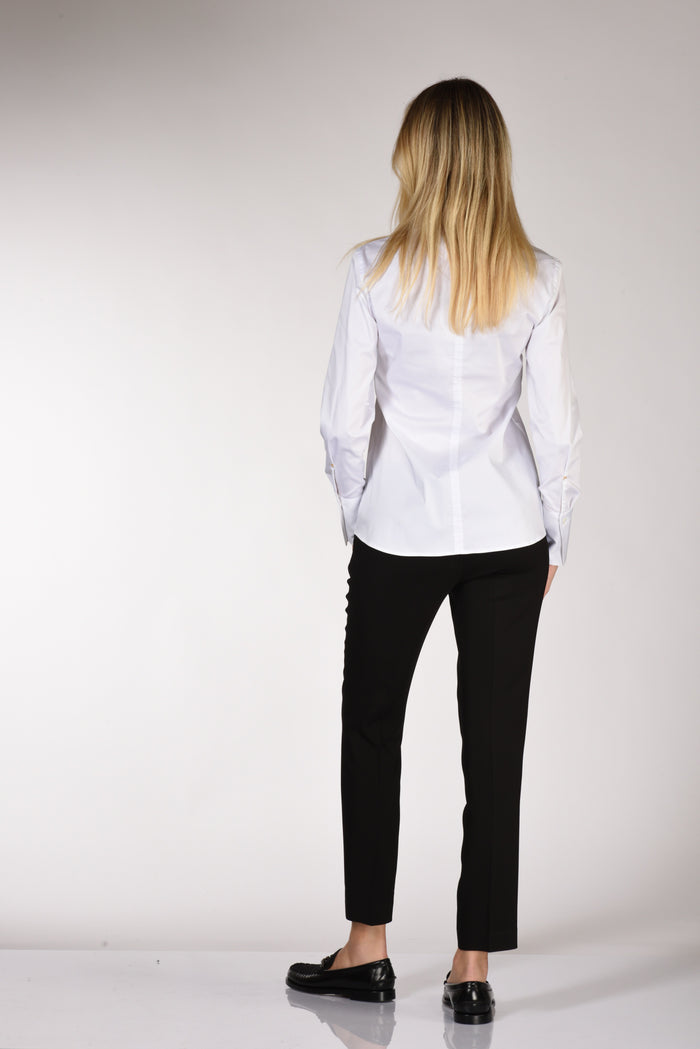 Sarte Pettegole Camicia Colletto Bianco Donna - 5