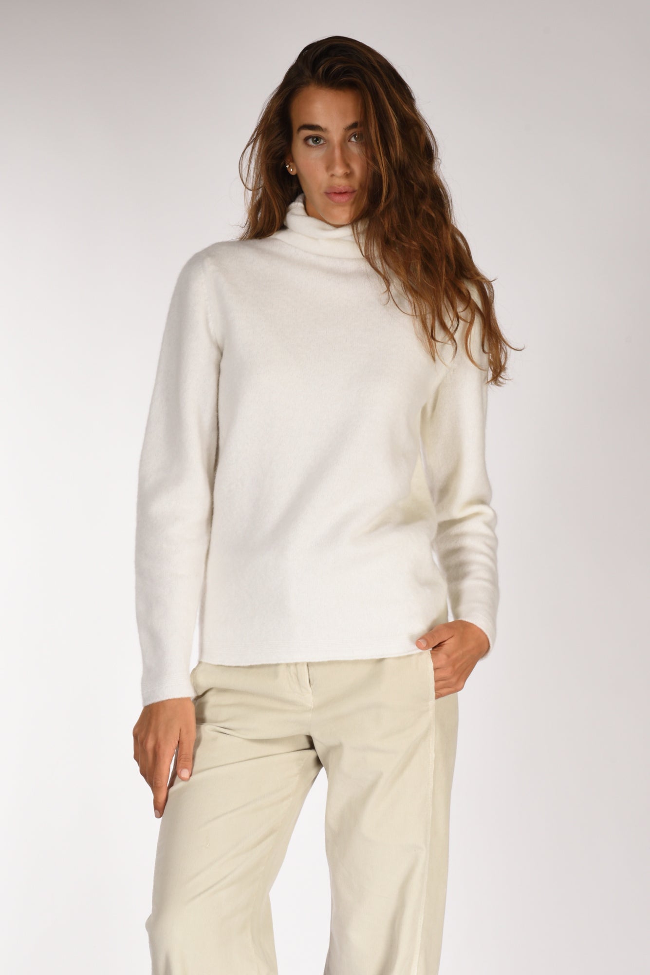 Anne Claire Maglia Bianco Donna