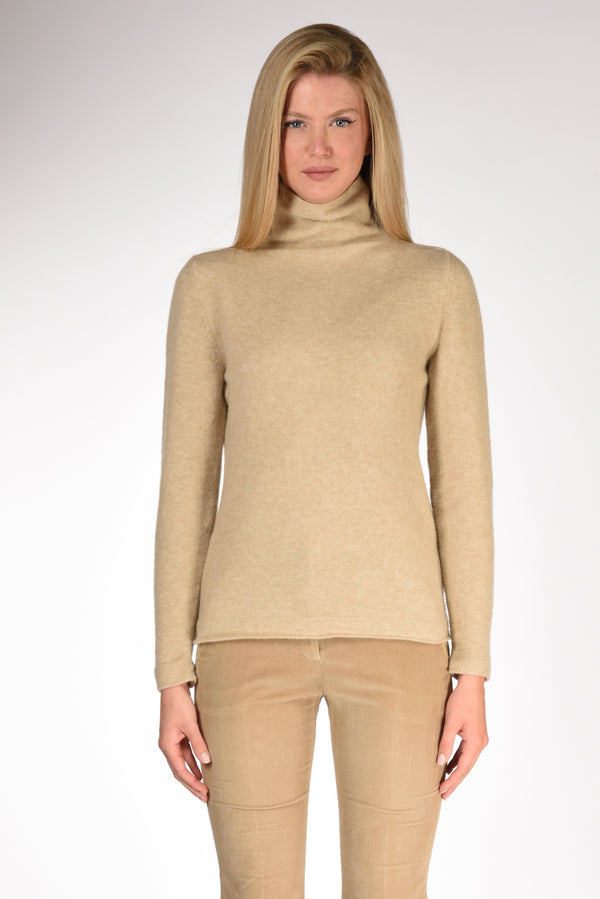 Anne Claire Maglia Beige Donna-2