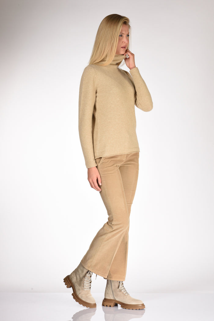 Anne Claire Maglia Beige Donna - 4