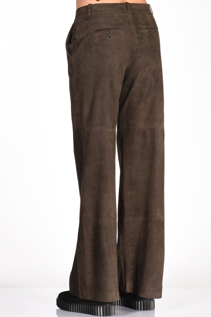 Kiltie Pantalone Andrea Marrone Donna - 5