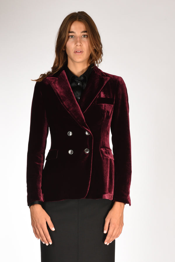 Kiltie Blazer Lauren Bordeaux Donna-2