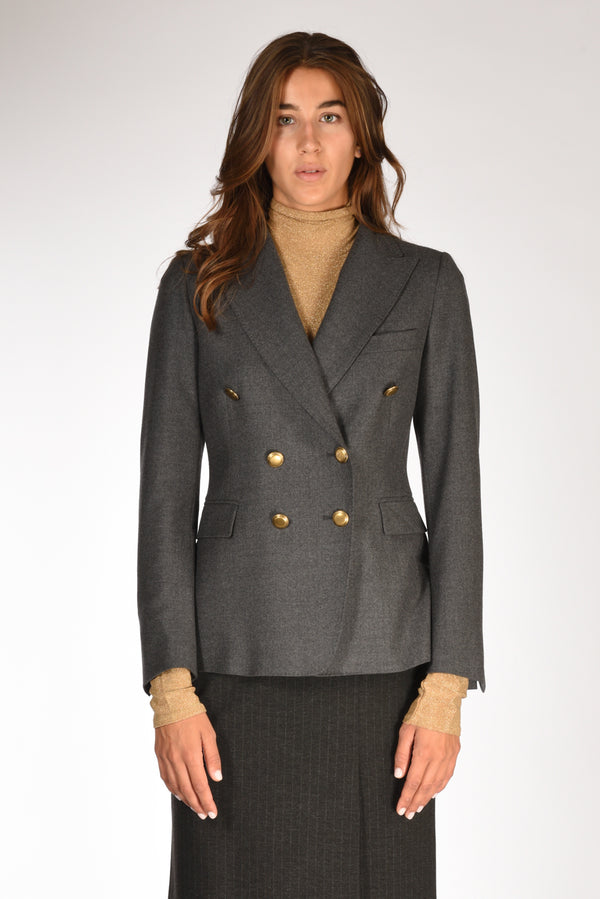 Kiltie Blazer Lauren Grigio Donna-2