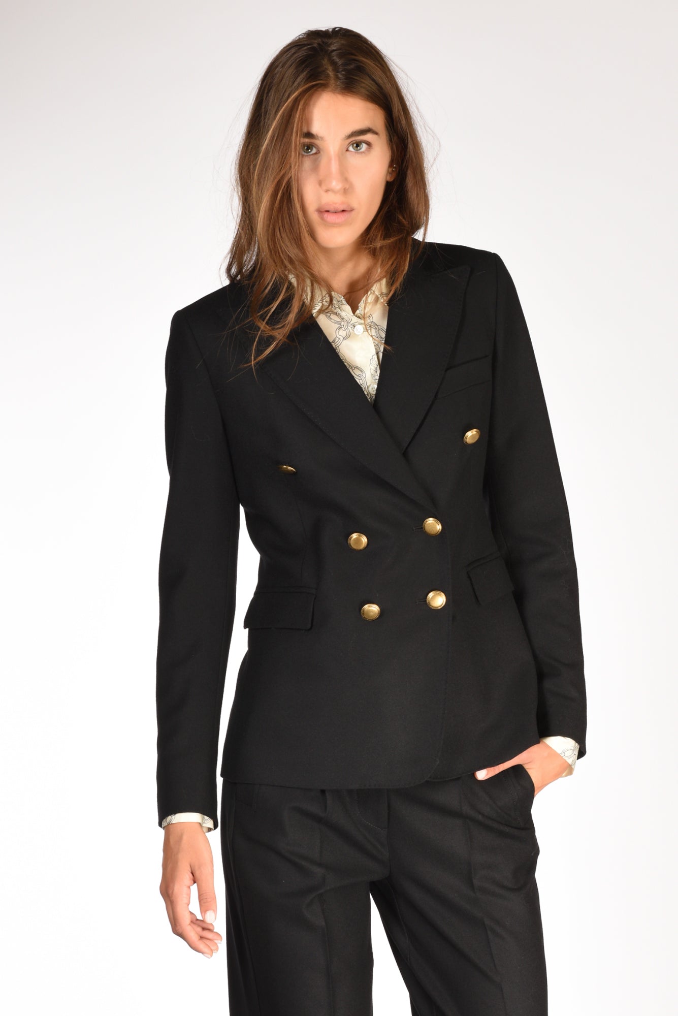 Kiltie Blazer Lauren Nero Donna