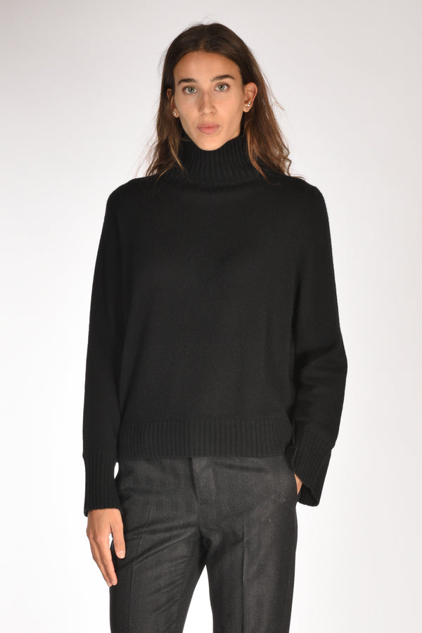 Allude Maglia Lupetto Nero Donna