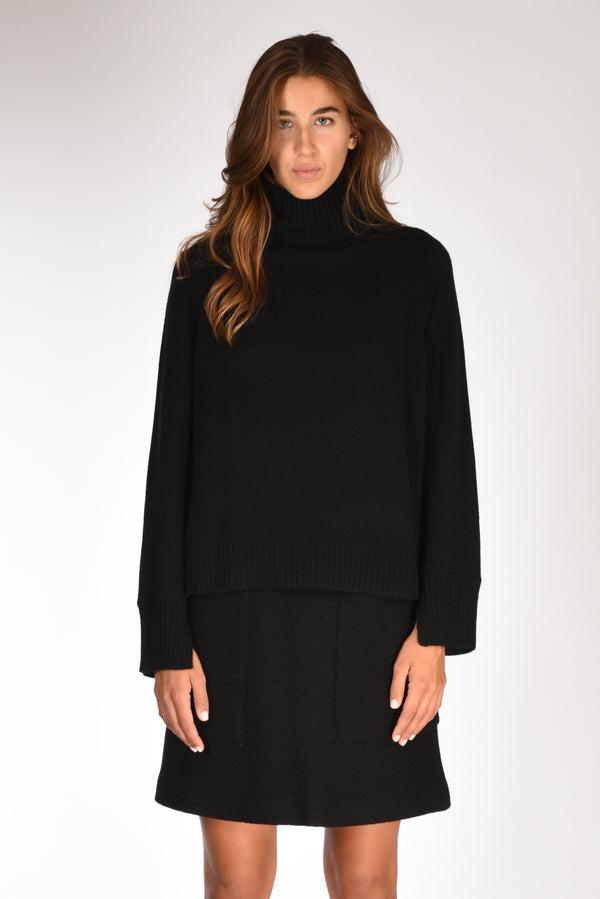 Allude Maglia Lupetto Nero Donna-2