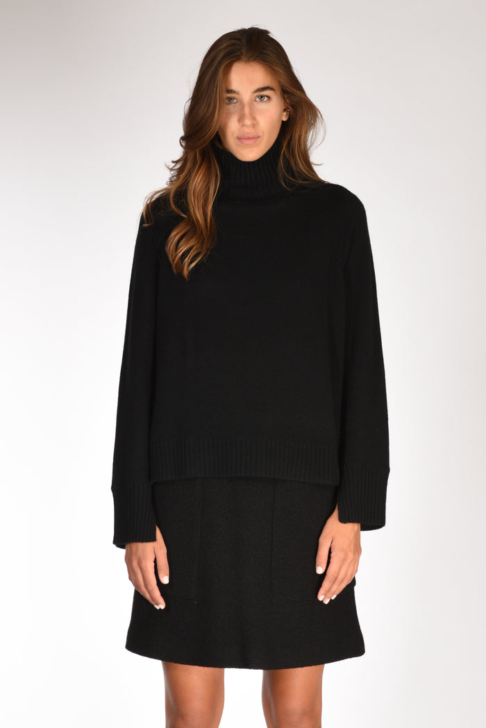 Allude Maglia Lupetto Nero Donna - 2