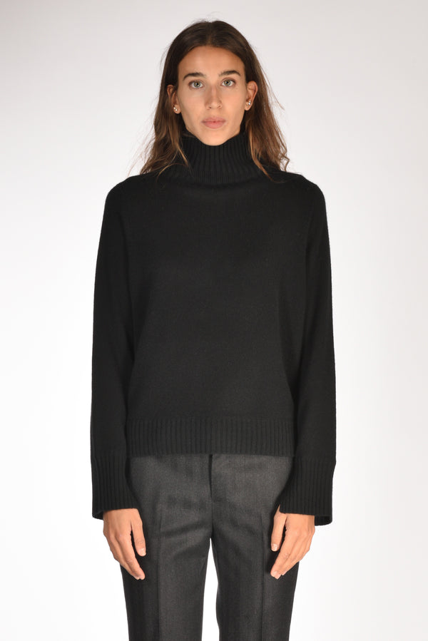Allude Maglia Lupetto Nero Donna-2