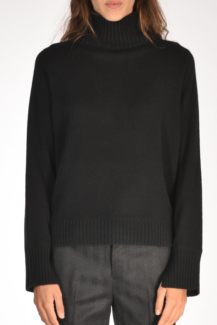 Allude Maglia Lupetto Nero Donna - 3