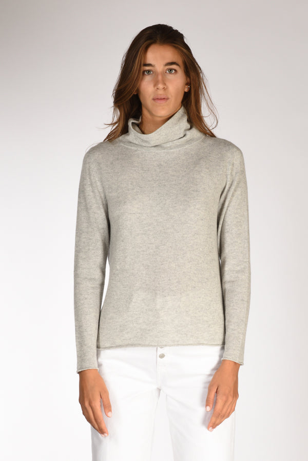 Allude Maglia Lupetto Grigio Donna-2