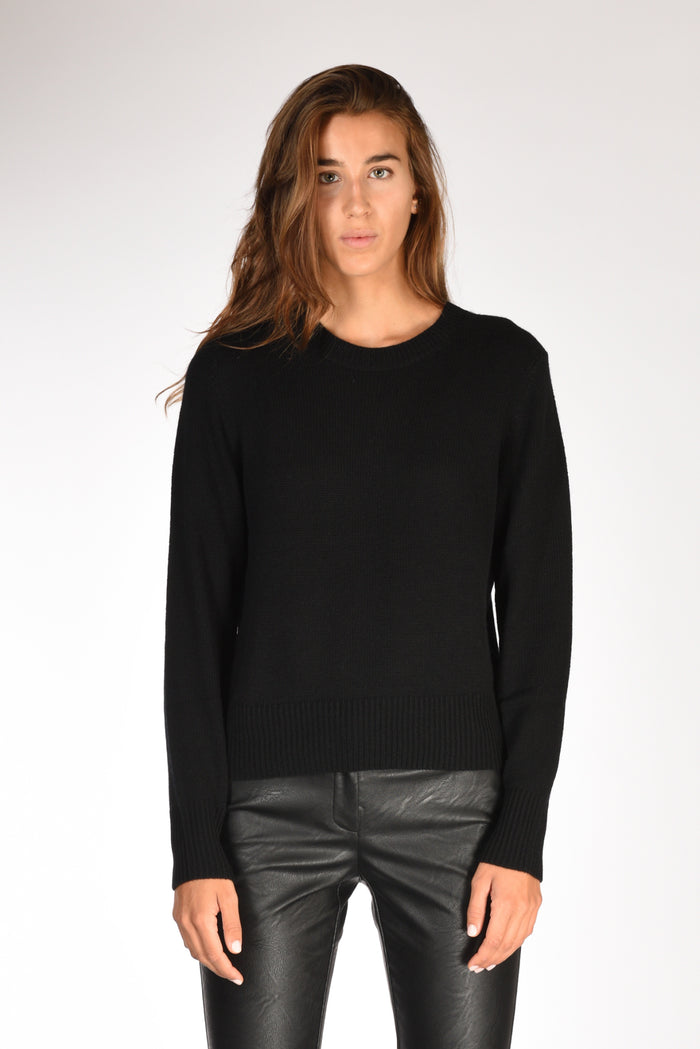 Allude Maglia Girocollo Nero Donna - 2