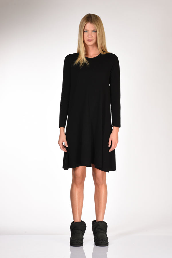 Allude Abito In Maglia Nero Donna-2