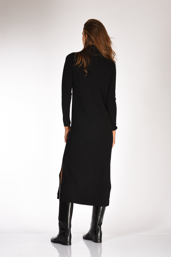 Allude Abito In Maglia Nero Donna - 5