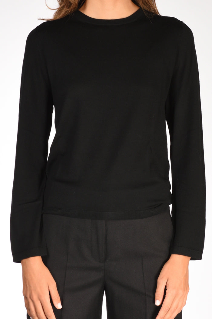 Allude Maglia Girocollo Nero Donna - 3