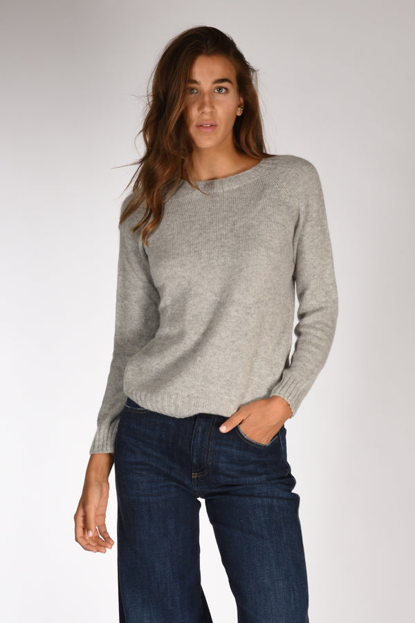 Five Maglia Girocollo Grigio Donna