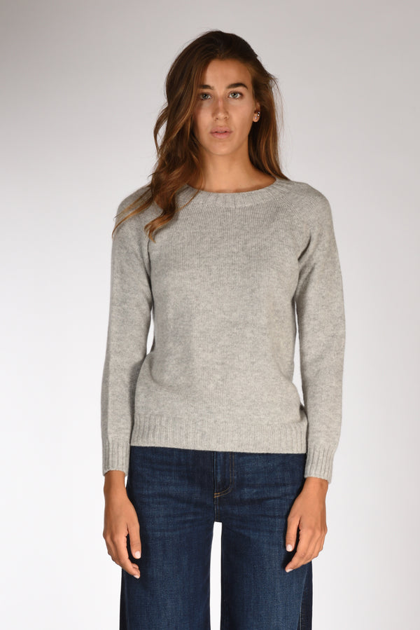 Five Maglia Girocollo Grigio Donna-2