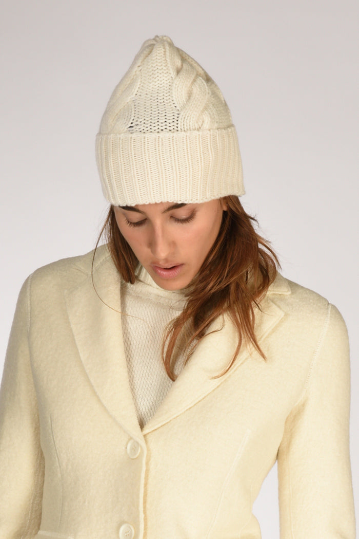 Five Cappello Treccia Bianco Naturale Donna - 1