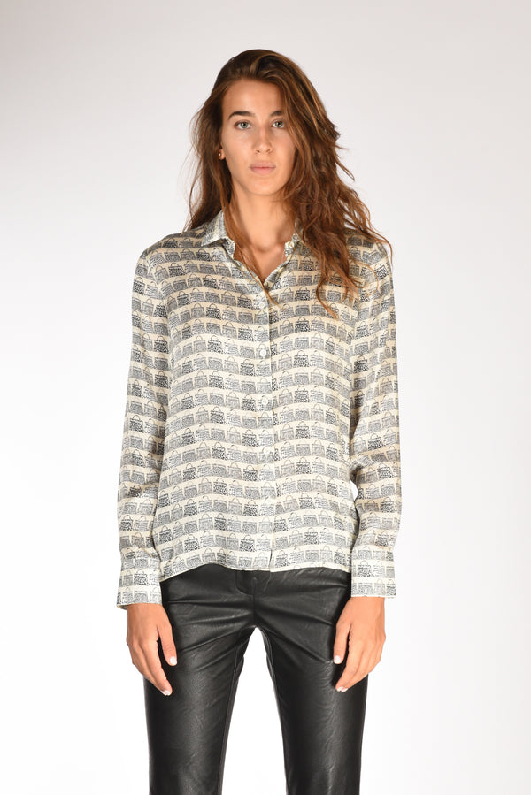 Robert Friedman Camicia Stampata Nero/beige/bianco Donna-2