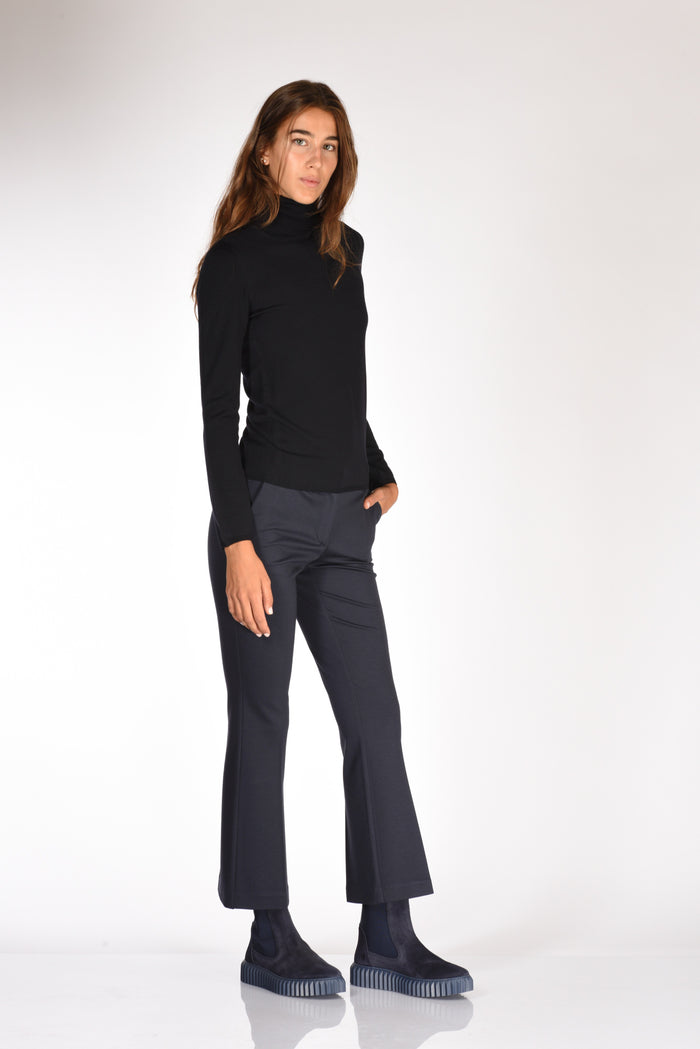 Zanone Slowear Collo Alto Slim Blu Donna - 4