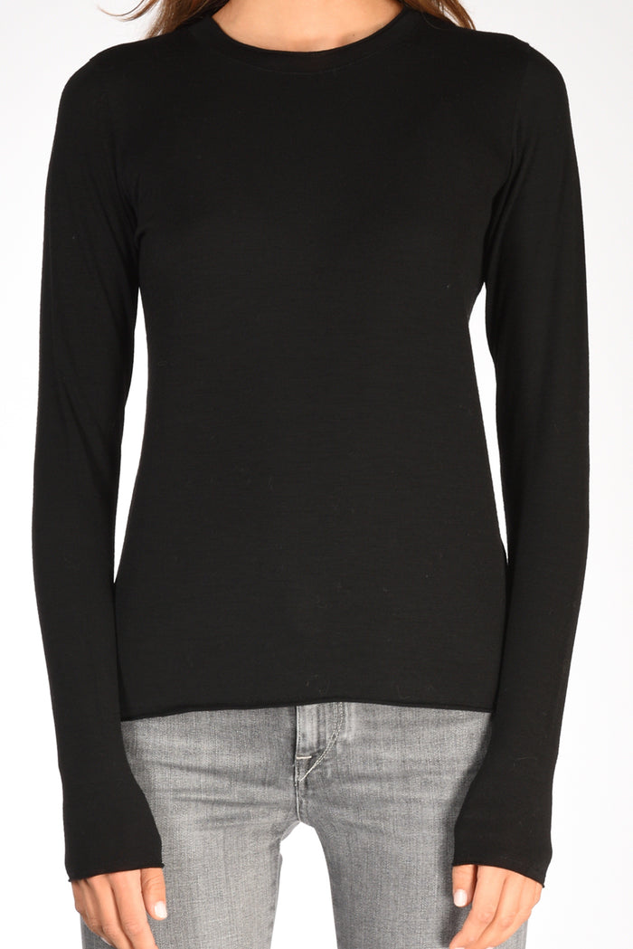 Shirt C Zero Tshirt Maglia Nero Donna - 3