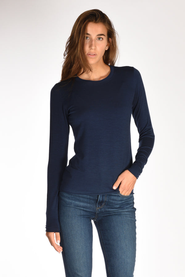 Shirt C Zero Tshirt Maglia Blu Donna