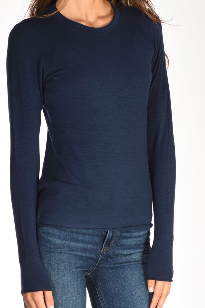 Shirt C Zero Tshirt Maglia Blu Donna - 4