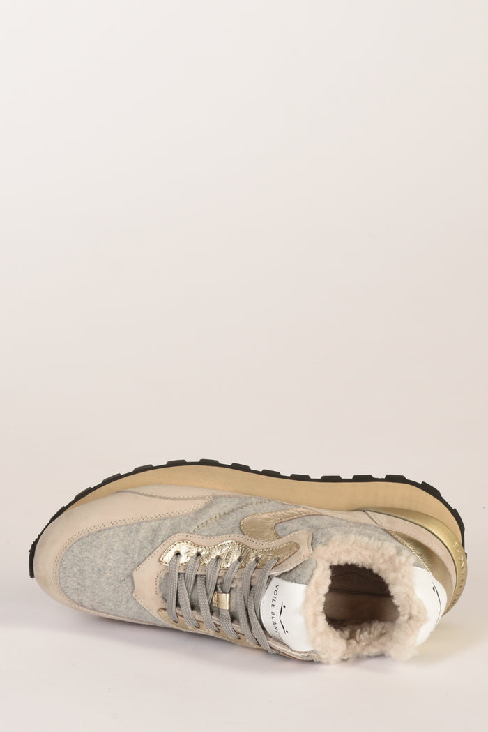 Voile Blanche Sneakers Qwark Beige/grigio Donna - 6